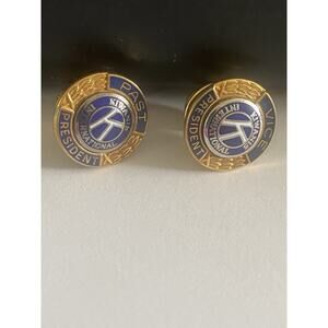 Kiwanis 1/10 10K GF Gold Small Pin Past President Vintage & Vice President Lot